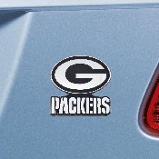 Green Bay Packers 3D Chrome Metal Emblem, 21523