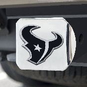 Houston Texans Chrome Metal Hitch Cover with Chrome Metal 3D Emblem, 21529