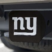 New York Giants Black Metal Hitch Cover with Metal Chrome 3D Emblem, 21564