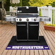 Northwestern Wildcats Vinyl Grill Mat - 26in. x 42in., 21660