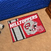 Western Kentucky Hilltoppers Starter Mat Accent Rug - 19in. x 30in. - WKU Flag Helmet Logo & Wordmark, 21718