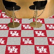 Houston Cougars Team Carpet Tiles - 45 Sq Ft., 21723