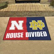 House Divided - Nebraska / Notre Dame House Divided House Divided Rug - 34 in. x 42.5 in., 21760