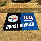 NFL - Steelers - Giants House Divided Rug 33.75"x42.5", 21886