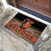 Baltimore Orioles Rubber Door Mat - 18in. x 30in., 21911