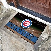 Chicago Cubs Rubber Door Mat - 18in. x 30in., 21913
