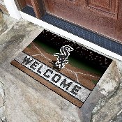 Chicago White Sox Rubber Door Mat - 18in. x 30in., 21914