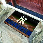 New York Yankees Rubber Door Mat - 18in. x 30in., 21927