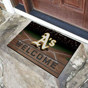 Oakland Athletics Rubber Door Mat - 18in. x 30in., 21928