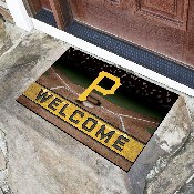 Pittsburgh Pirates Rubber Door Mat - 18in. x 30in., 21930