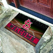 St. Louis Cardinals Rubber Door Mat - 18in. x 30in., 21934
