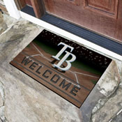 Tampa Bay Rays Rubber Door Mat - 18in. x 30in., 21935