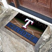 Texas Rangers Rubber Door Mat - 18in. x 30in., 21936