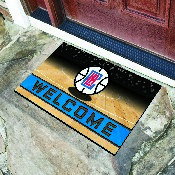 Los Angeles Clippers Rubber Door Mat - 18in. x 30in., 21952
