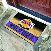 Los Angeles Lakers Rubber Door Mat - 18in. x 30in., 21953
