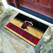 Miami Heat Rubber Door Mat - 18in. x 30in., 21955