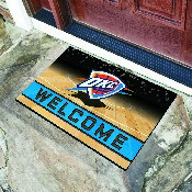 Oklahoma City Thunder Rubber Door Mat - 18in. x 30in., 21960