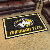 Michigan Tech Huskies 4ft. x 6ft. Plush Area Rug, 22078