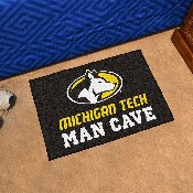 Michigan Tech Huskies Man Cave Starter Mat Accent Rug - 19in. x 30in., 22082