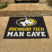 Michigan Tech Huskies Man Cave All-Star Rug - 34 in. x 42.5 in., 22083