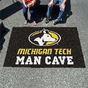 Michigan Tech Huskies Man Cave Ulti-Mat Rug - 5ft. x 8ft., 22085