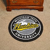Michigan Tech Huskies Roundel Rug - 27in. Diameter, 22087