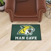 Northern Michigan Wildcats Man Cave Starter Mat Accent Rug - 19in. x 30in., 22124