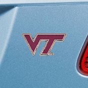 Virginia Tech Hokies 3D Color Metal Emblem, 22261