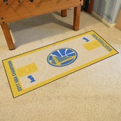 Golden State Warriors 2017 NBA Champions Court Runner Rug - 24in. x 44in., 22287