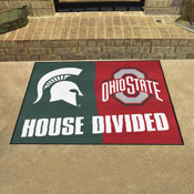 House Divided - Michigan State / Ohio State House Divided House Divided Rug - 34 in. x 42.5 in., 22316