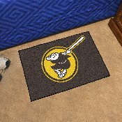 San Diego Padres Starter Mat Accent Rug - 19in. x 30in. - Swinging Friar Jersey Sleeve Logo, 22332