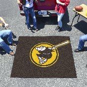 MLB - San Diego Padres Brown/Yellow Tailgater Rug 5'x6', 22333
