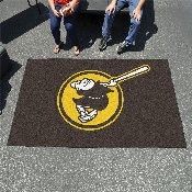 San Diego Padres Ulti-Mat Rug - 5ft. x 8ft. - Swinging Friar Jersey Sleeve Logo, 22334