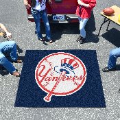 New York Yankees Tailgater Rug - 5ft. x 6ft. - Circular Yankees Primary Logo, 22340