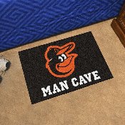 Baltimore Orioles Man Cave Starter Mat Accent Rug - 19in. x 30in., 22379