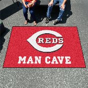 Cincinnati Reds Man Cave Ulti-Mat Rug - 5ft. x 8ft. - C Reds Primary Logo, 22398
