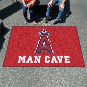 Los Angeles Angels Man Cave Ulti-Mat Rug - 5ft. x 8ft. - A Primary Cap Logo, 22422