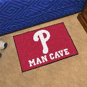 MLB - Philadelphia Phillies Man Cave Starter Rug 19"x30", 22451