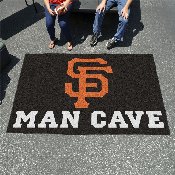 San Francisco Giants Man Cave Ulti-Mat Rug - 5ft. x 8ft. - SF Cap Logo, 22466