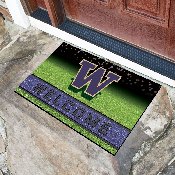 Washington Huskies Rubber Door Mat - 18in. x 30in., 22524