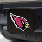 Arizona Cardinals Black Metal Hitch Cover - 3D Color Emblem, 22529
