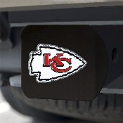 Kansas City Chiefs Black Metal Hitch Cover - 3D Color Emblem, 22574