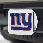 NFL - New York Giants Color Hitch Cover - Chrome3.4"x4", 22591