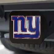 NFL - New York Giants Color Hitch Cover - Black3.4"x4", 22592