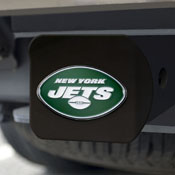 New York Jets Black Metal Hitch Cover - 3D Color Emblem, 22595