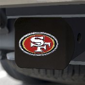 San Francisco 49ers Black Metal Hitch Cover - 3D Color Emblem, 22610