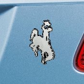 Wyoming Cowboys 3D Chrome Metal Emblem, 22642