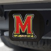 Maryland Terrapins Black Metal Hitch Cover - 3D Color Emblem, 22700