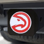Atlanta Hawks Black Metal Hitch Cover - 3D Color Emblem, 22715