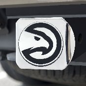 Atlanta Hawks Chrome Metal Hitch Cover with Chrome Metal 3D Emblem, 22717